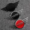 14.5x6.5cm Metal Car Front Cover Badge Sticker Rear Emblem for MINI Countryman Clubman JCW F55 F56 R55 R56 R60 F60 Logo