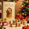 Christmas Advent Calendar Retriever Dog Design 2025 24-Day Countdown Christmas Tree Pendant Festive Ornaments