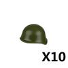 Военный Шлем Шляпа MOC Вторая Мировая Война Строительный Блок Немецкий Американский Советский Солдат Фигурка Шлем M1 40 Берет Аксессуары Кирпичный Конструктор Подарок K025