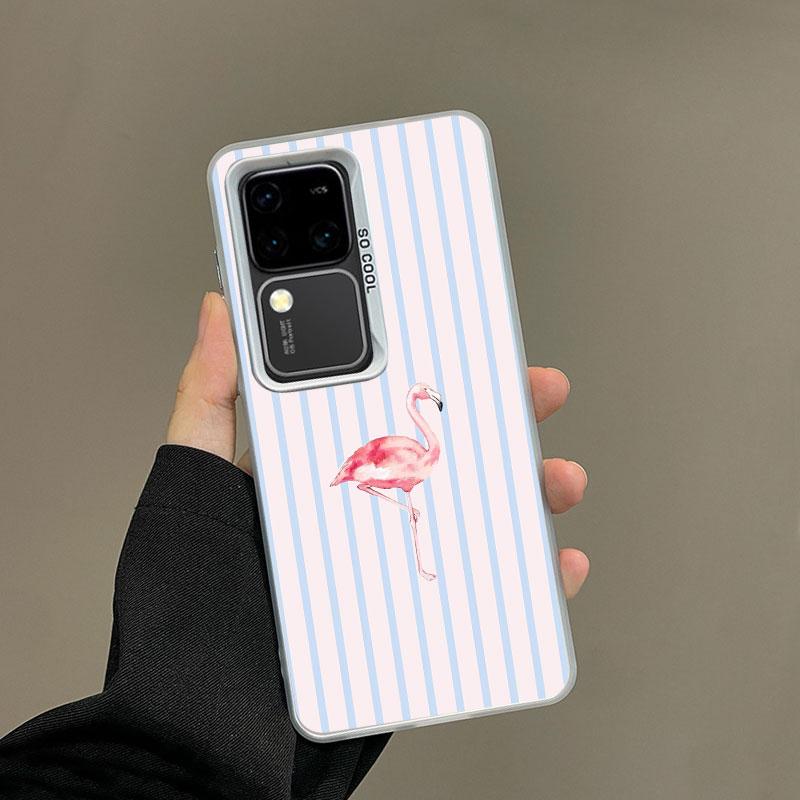 Для Samsung Galaxy S25 S24 S23 S22 Ultra Plus S21 S23 S24 FE Лазерный Чехол для Телефона Разноцветные Морские Организмы Полосатая Базовая Расцветка Чехлы