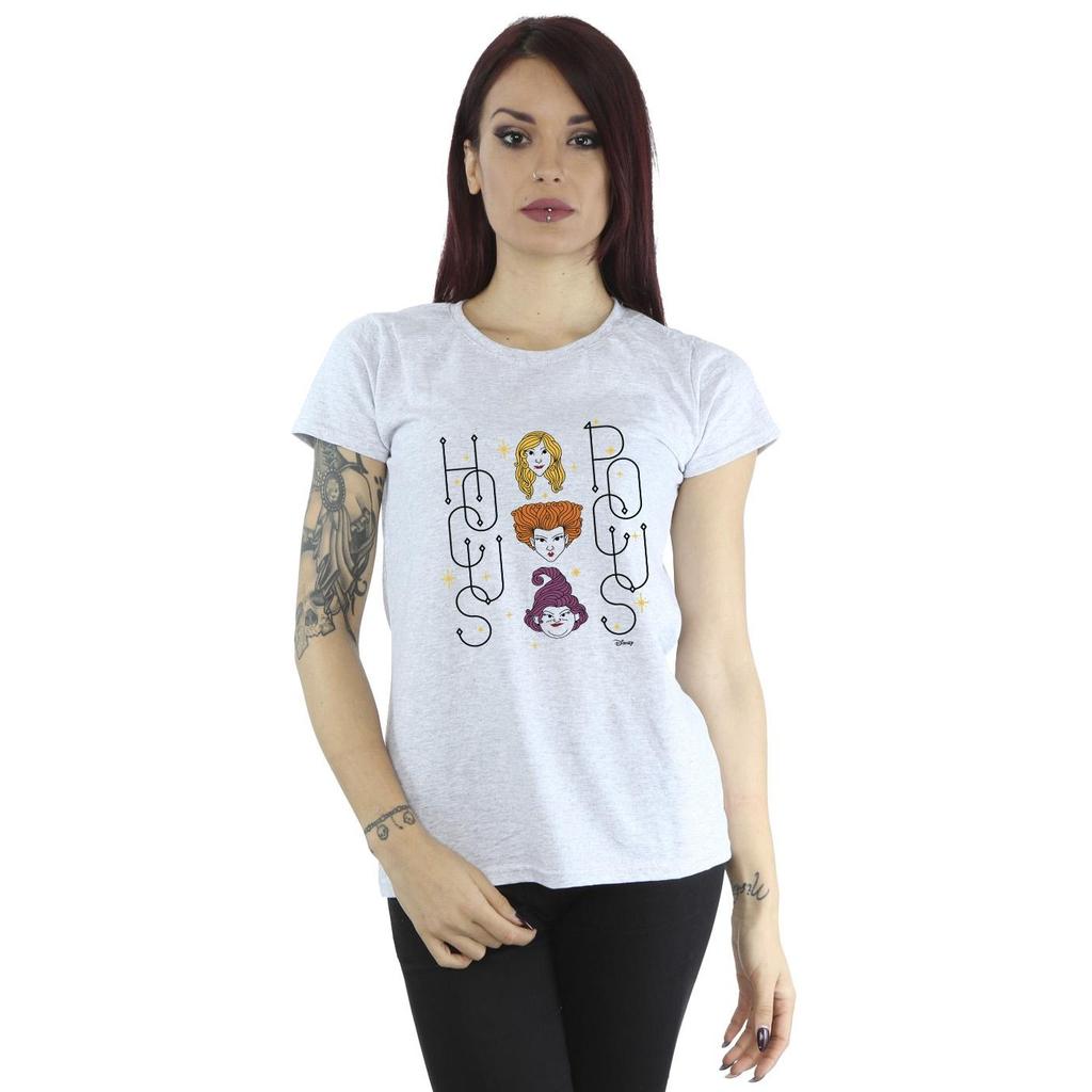 Disney Womens/Ladies Hocus Pocus Faces Cotton T-Shirt