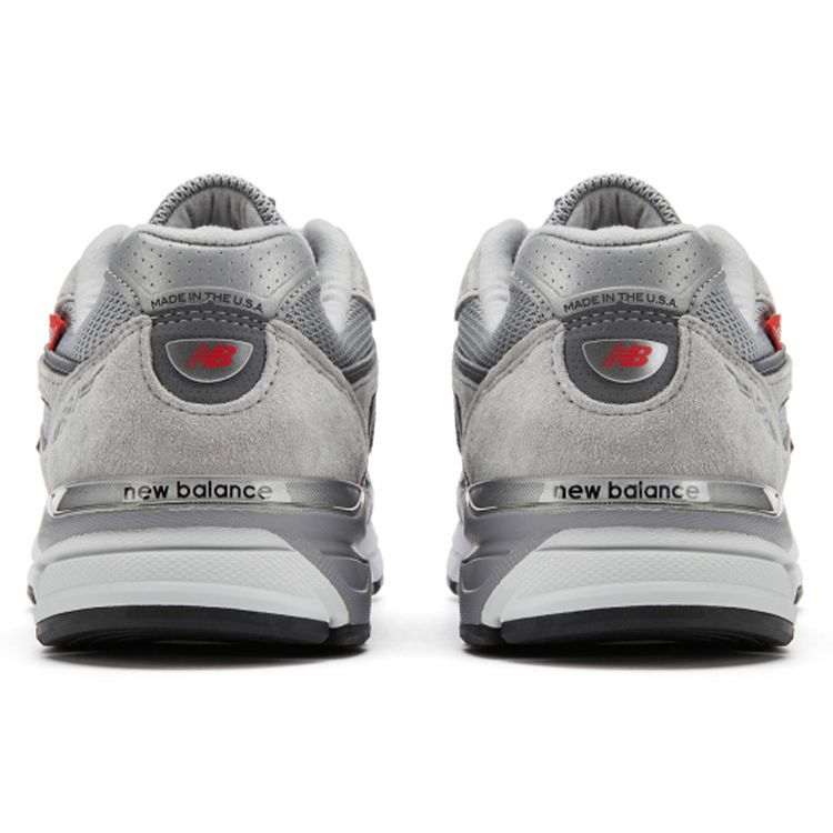 New Balance 990v4 Made In USA Red Label — серые кроссовки унисекс M990VS4