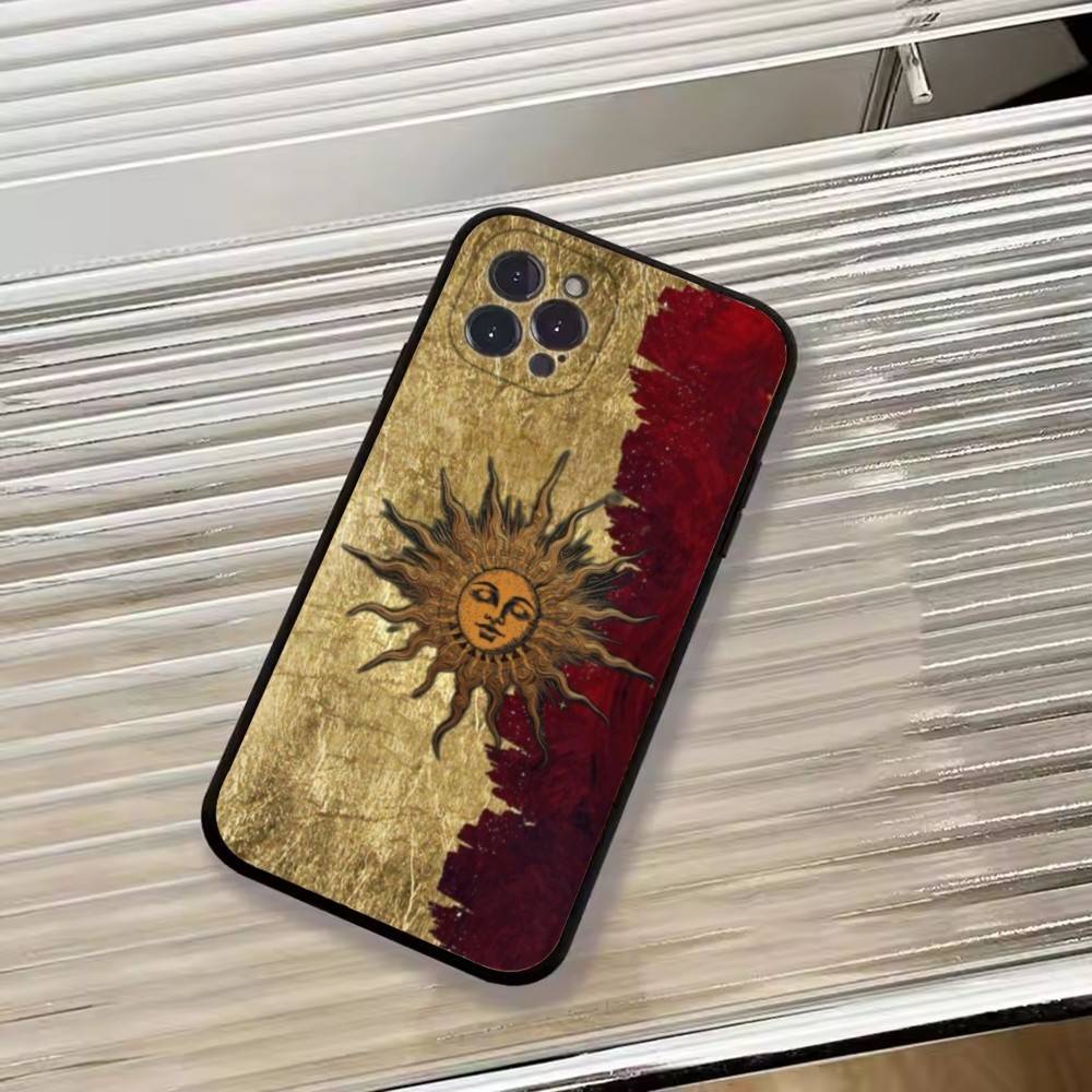 R-Искусство эпохи Возрождения Картина Чехол для телефона Для iPhone 17,16,15,14,13,12,11 Plus,Pro Max,XS,Мягкий черный чехол