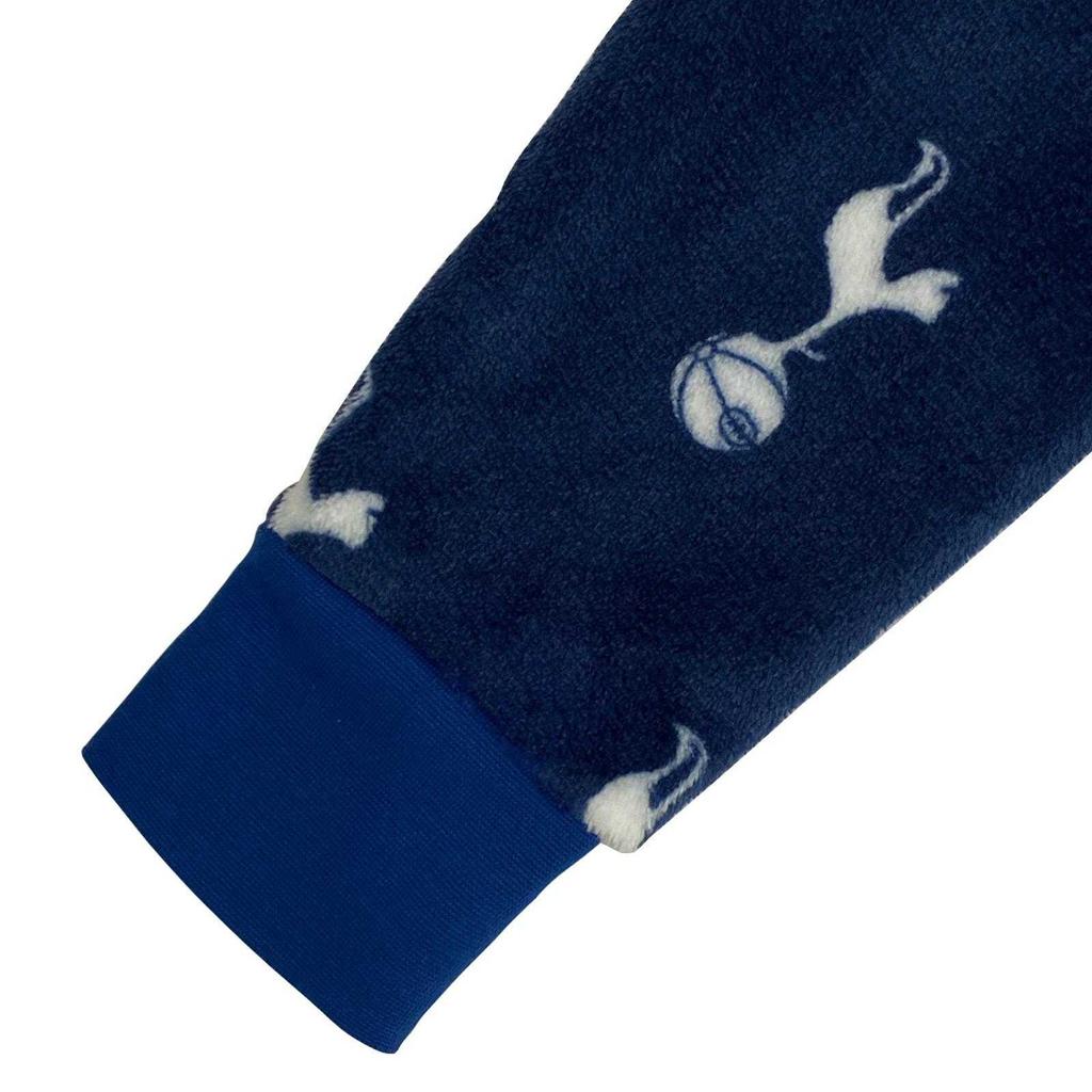 Tottenham Hotspur FC Childrens/Kids Crest Fleece All-In-One Nightwear