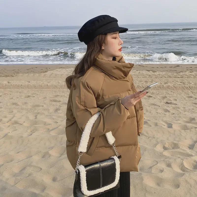 2024 Winter Fashion Women's Short Korean Style Down Cotton Puffer Jacket