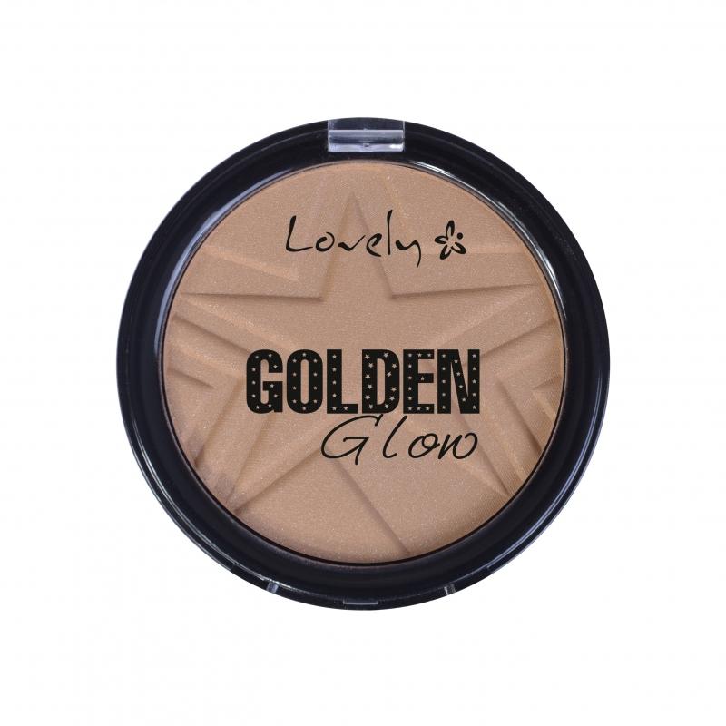 Lovely Golden Glow Face Powder, Hypoallergenic, No. 04 10