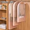 Thickened Suit Garment Dust Cover Foldable Clothes Organizer Bag for Household Wardrobe Storage