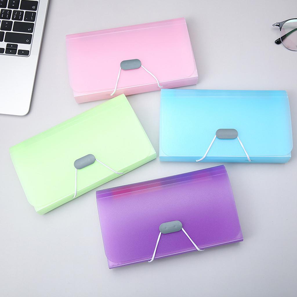 Expanding File Organiser 13 Pocket Receipts Folder Expandable Receipt Coupon Folder Document Folder for Receipts Coupons