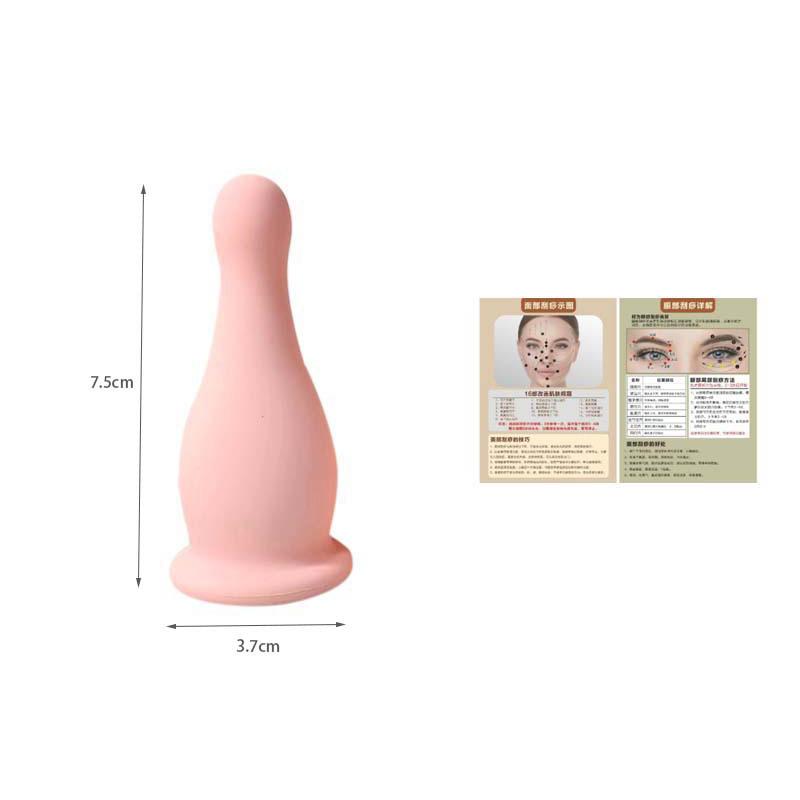 Силиконовые вакуумные банки для массажа, антицеллюлитный массаж, присоски для лица, подтяжка лица, шеи, скрабирование кожи, гуаша против морщин