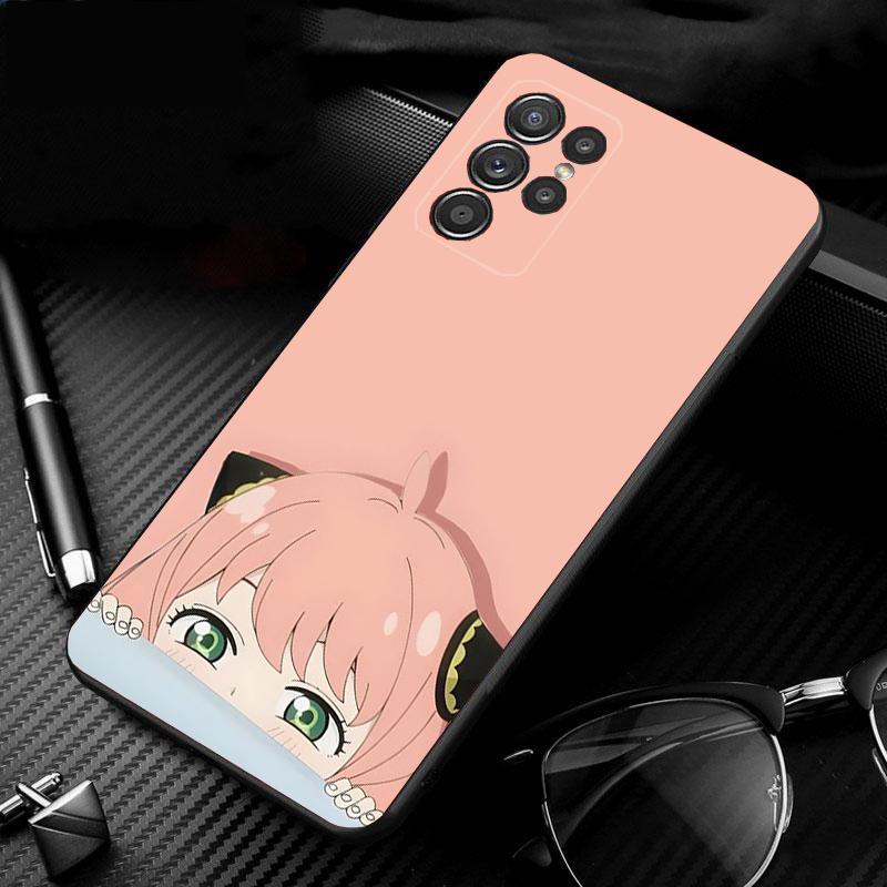 Spy X Family Anya Forger Phone Case for Samsung S25 S24 S23 S22 S21 S20 Ultra S20 S22 S21 S20 FE S24 Plus