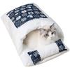 FUPUONE спальный мешок для кошек Futon Tube Тип футона для кошек пушистый удобный постельный комплект для домашних животных (M)