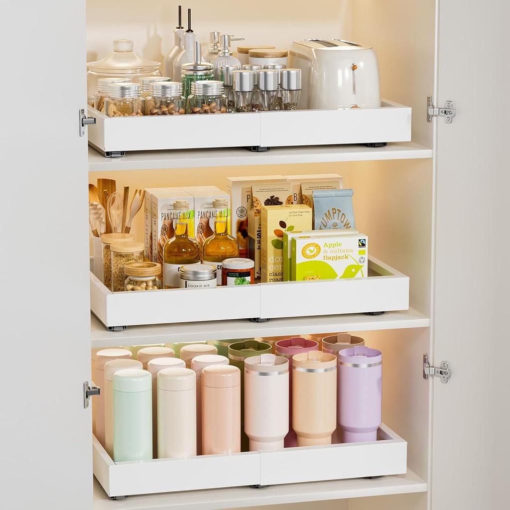Выдвижные полки для шкафов, выдвижные полки для посуды, кухонные стойки для хранения кастрюль и мисок