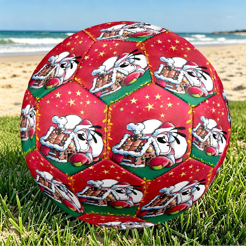Diddl Print Size 5 Soccer Ball, PU Wear Resistant Football for Match Training and Daily Practice, Birthday Gift for Soccer Fans