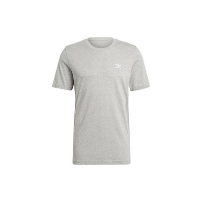 Футболка Originals Adicolor Essentials Solid Casual с круглым вырезом и коротким рукавом, мужские топы, серая GN3414