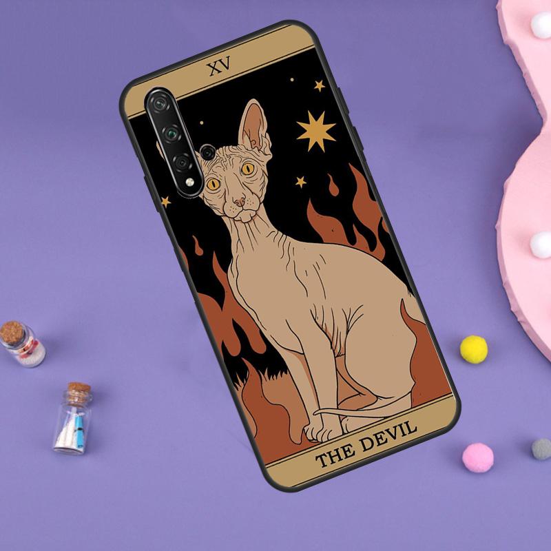 Чехол Кот Таро Колдовство Для Huawei Nova 5T 9 10 SE 7i 8i 11i 12i Y60 Y61 Y70 Y72 Y73 Y90 Y91 P20 P40 P30 Lite