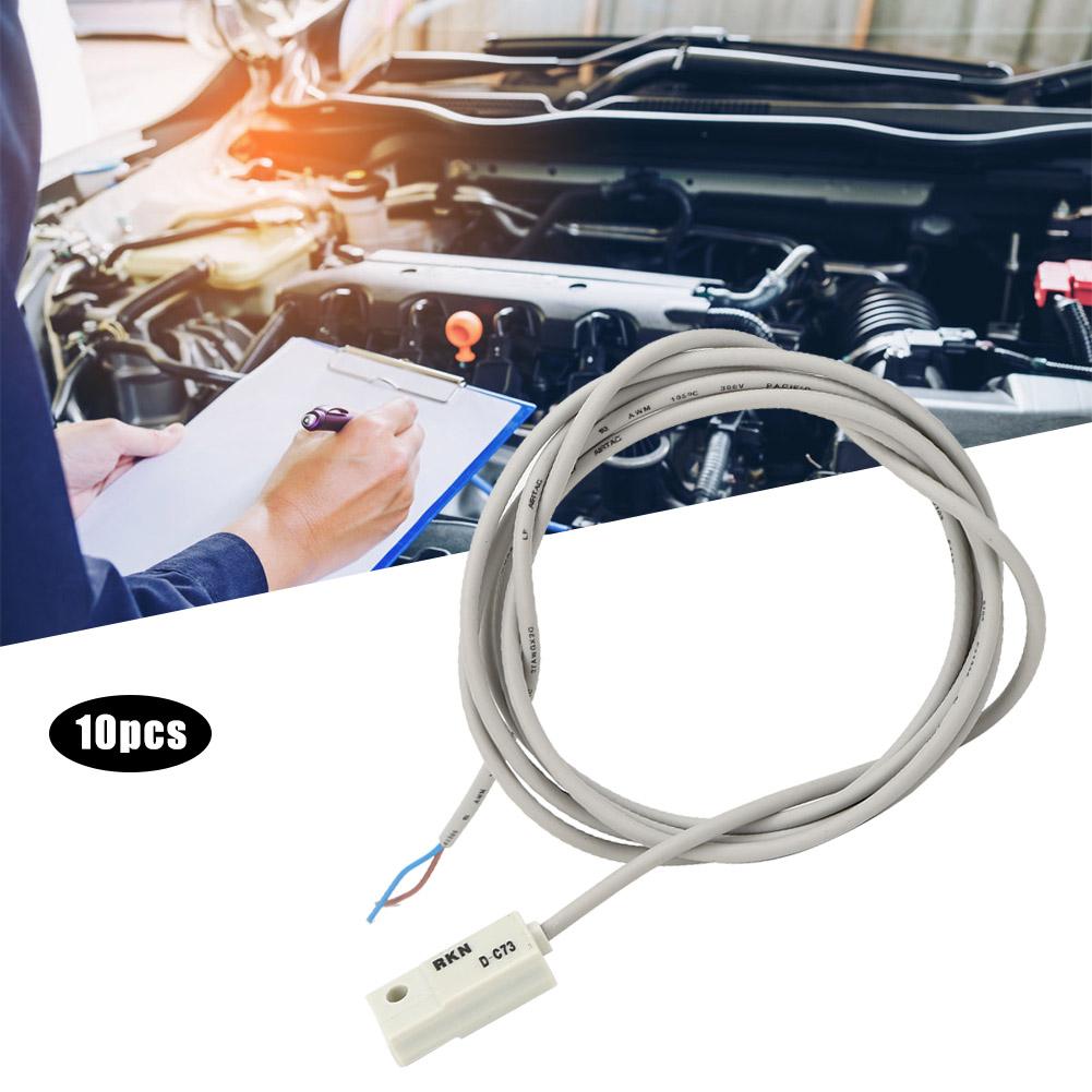 10 шт. Магнитный переключатель DC73 10 Вт герконовый пневматический цилиндр вкл./выкл. для CDG1 CDJ2 CDLG1 CDLJ2