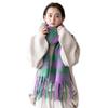 VITAFELICE Volume Check Scarf Women's (NSS-30264Z) (Green Check)