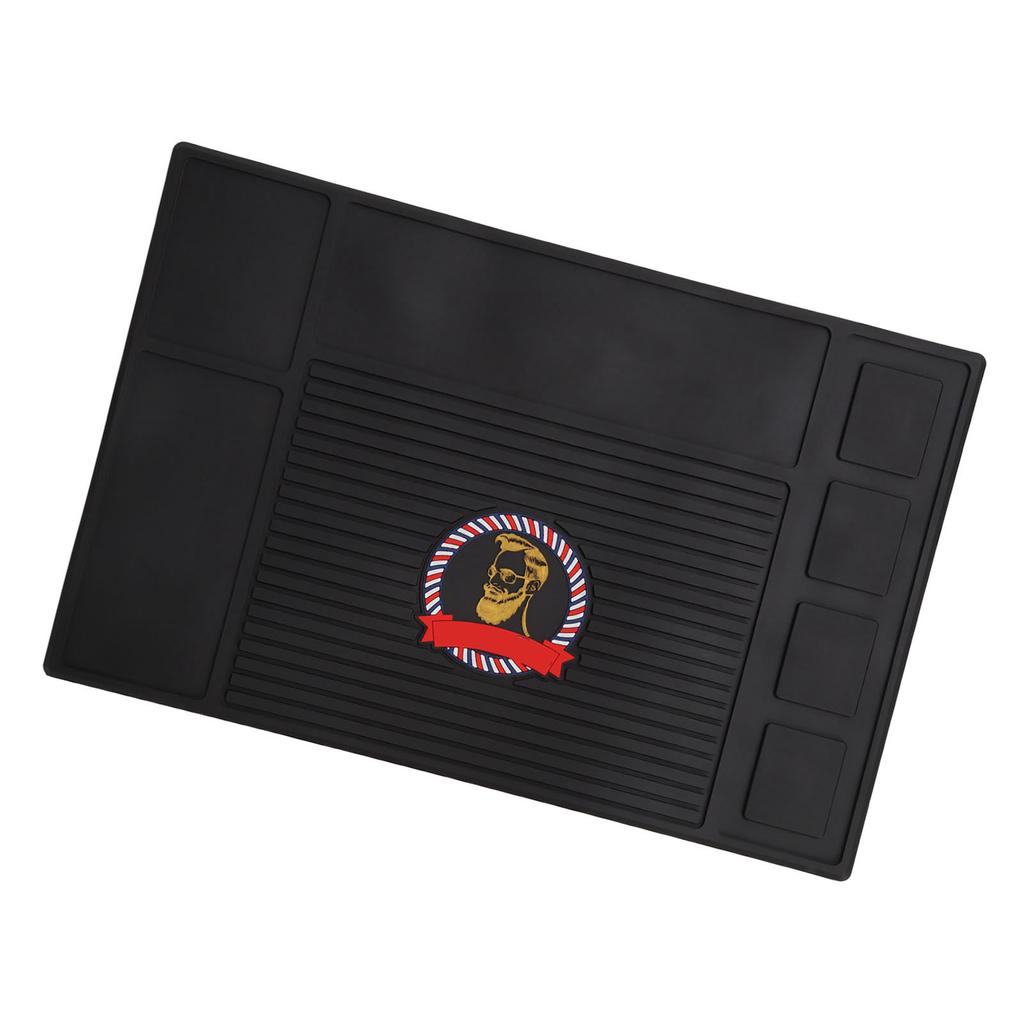 Парикмахерский коврик Силиконовый Противоскользящий Водонепроницаемый Сильная Адсорбция Коврик-Органайзер для Парикмахерской