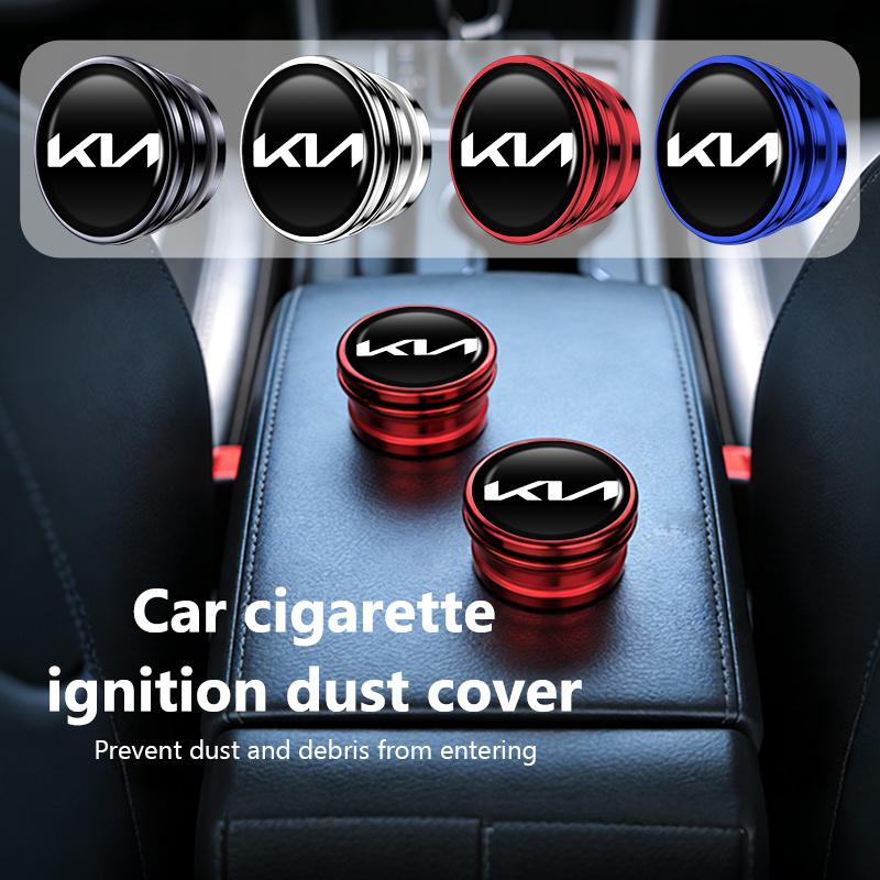AXADSN1 Universal Car Cigarette Lighter Dust Proof Cover Cap Accessories For KIA K5 K2 Optima Soul Spectra Niro Cadenza Sephia Carens