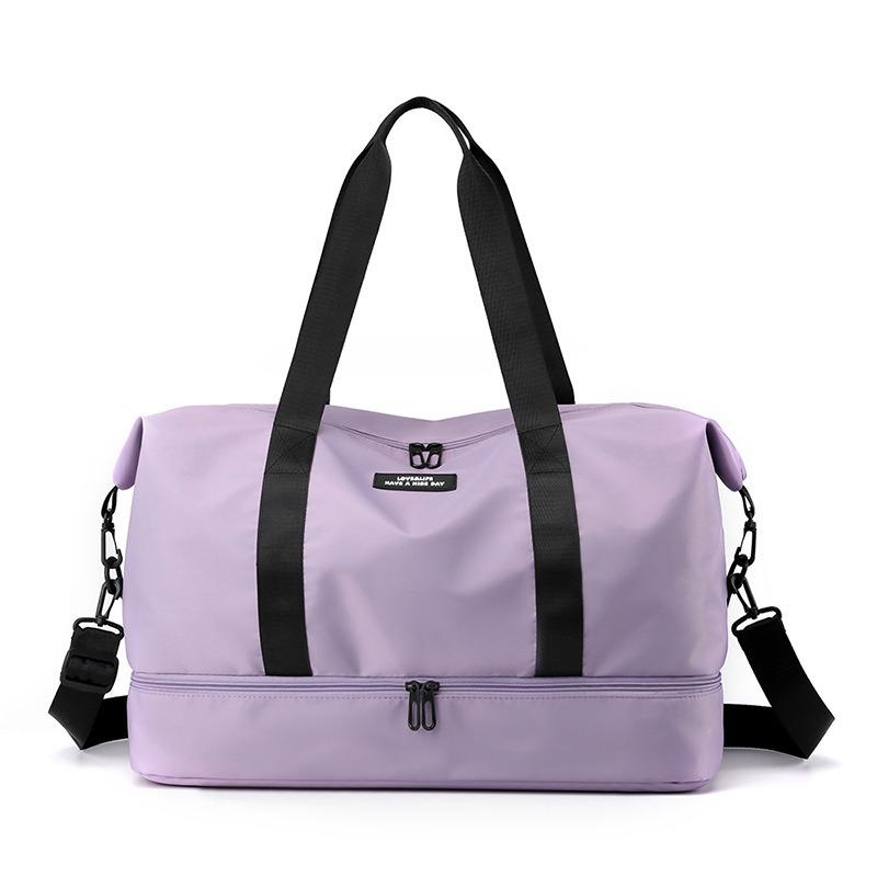 Легкая большая вместительная сумка для фитнеса, нейлоновая дорожная сумка для мужчин и женщин, одинаковая модная спортивная сумка для отдыха, большая сумка