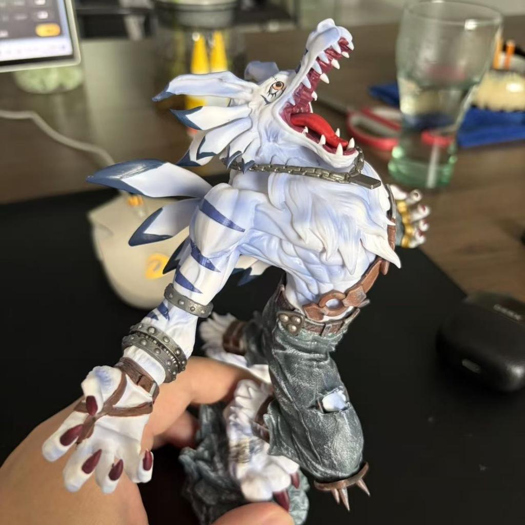 Новые фигурки из аниме Digimon Adventure Фигурка Гарурумона ПВХ Фигурка на шарнирах Статуэтка Коллекция Модель для хобби Кукла Игрушки Рождественские подарки