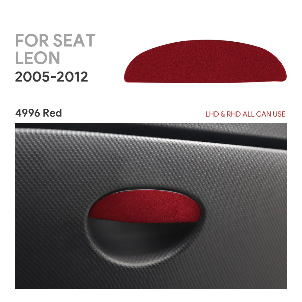 Top Suede Trim Sticker For SEAT Leon Altea Toledo MK1 MK2 Ibiza Cupra Cupra for Skoda Fabia Rapid 2005-2012 Storage Accessories