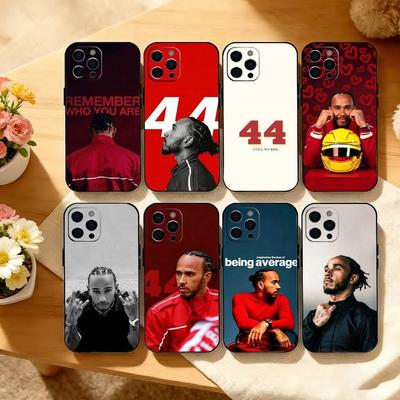 Чехол для телефона с изображением гонщика L-Льюиса Х-Хэмилтона для iPhone 17, 16, 15, 14, 13, 12, 11 Plus, Pro Max, Других Мягкий Черный Чехол