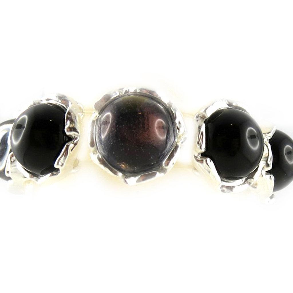 Dolce Vita [E1579] — Дизайнерский браслет «Dragibus», черный, белый.