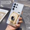 Милый и очаровательный чехол для телефона с кошкой для Samsung Galaxy S25 Ultra S20 FE S21 S22+ S23 Plus S24 S26 Edge Прозрачные мягкие чехлы