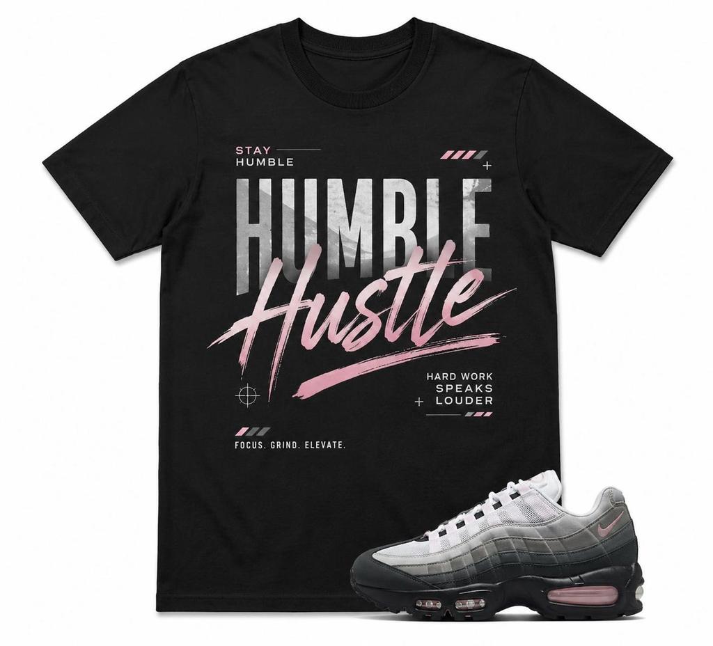 Stay Humble Hustle Graphic Tee – Motivational Urban Streetwear Shirt