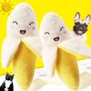 Yellow Fruit Banana Dog Toys, Plush Sound-making BB Maker, Pet Dog and Cat Toys, Cat Supplies