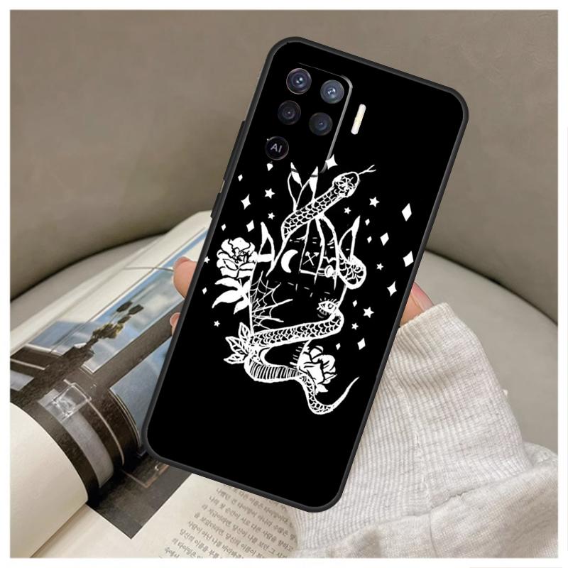 Чехол-рука-змея для OPPO A53 A5 A9 2020 A96 A76 A16 A54 A74 A94 A58 A78 A98 A52 A72 A15 A17 A57 A77 A79