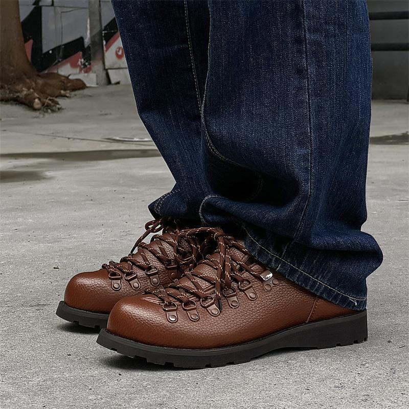 British Style Casual Men's Shoes Spring Autumn Increase Men Derby Shoes Designer Lace-up Soft-soled Men Wedding Shoes
