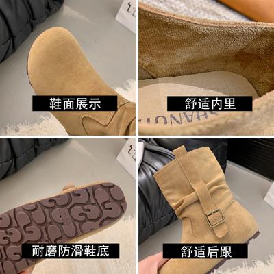 Новые осенние ботильоны с круглым носком, удобные, темпераментные, модные, универсального стиля, женские, удобные модные ботинки для женщин