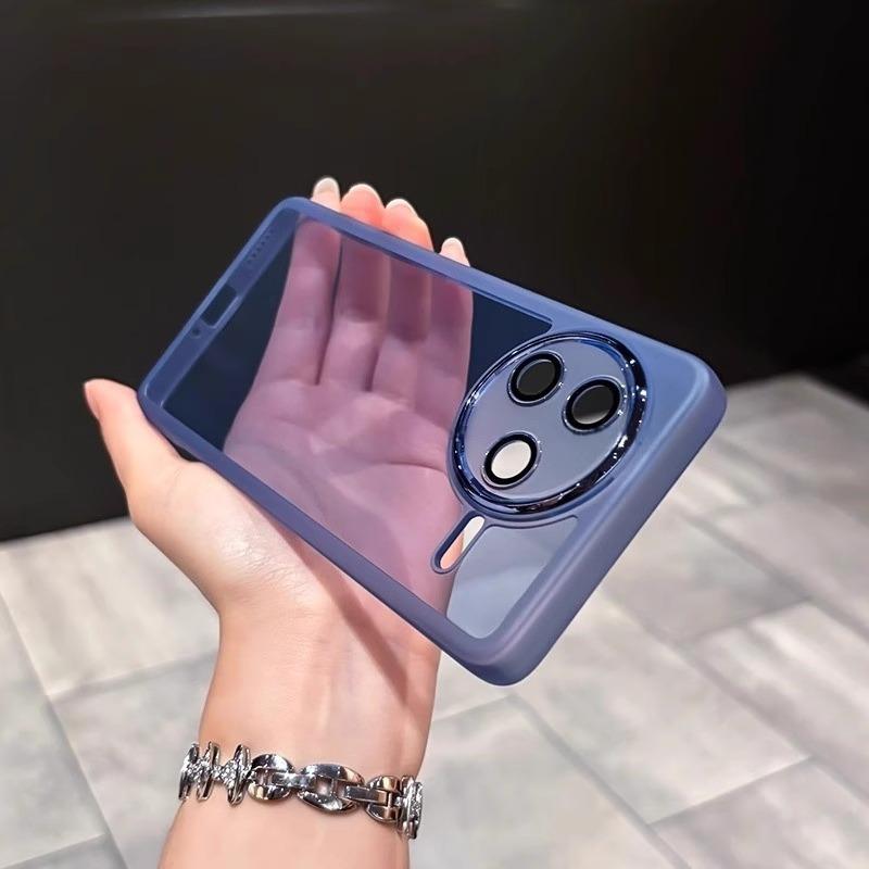 Applicable to Redmi K80 mobile phone case electroplated Xiaomi 17Pro Max lens film frame 15 all-inclusive anti-drop protective case