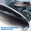 1.8M 0.70Inch Rubber Seal Strip Trim For Car Front Windshield Plastic Panel HOOD
