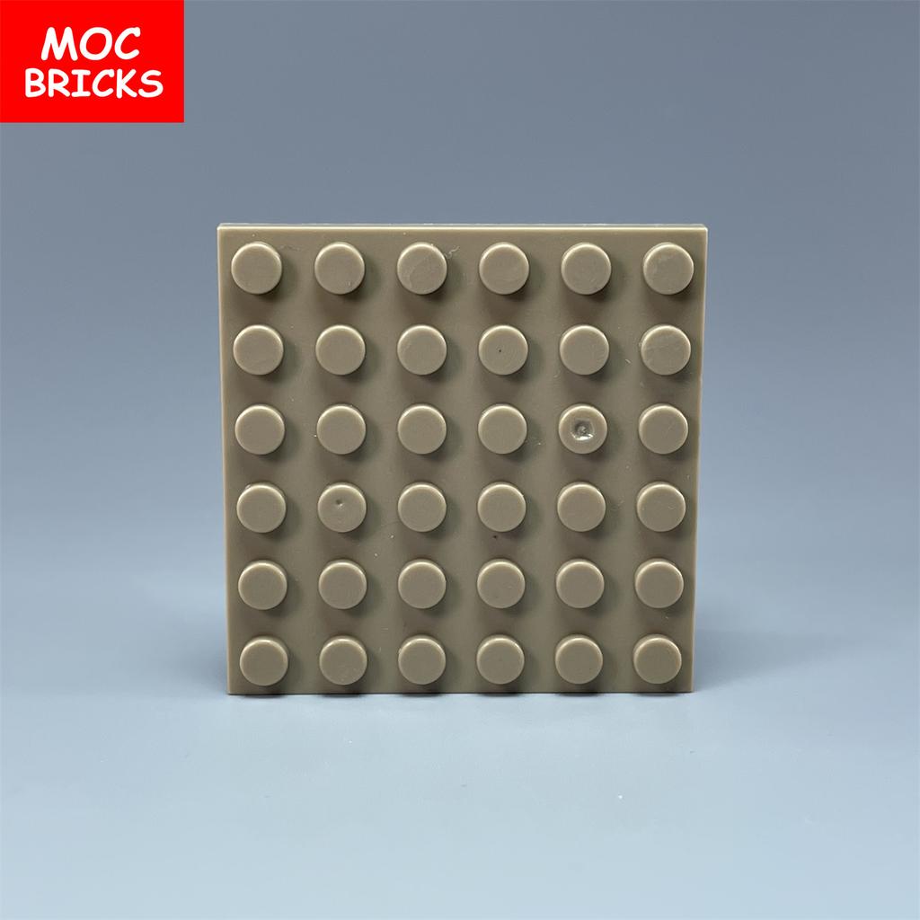 Нетоксичный 8 шт./лот Moc Многоцветная Базовая Пластина 6x6 Совместимая с 3958 Образовательные Строительные Блоки Собранные Игрушки Для Детей Рождественские Подарки
