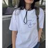 Women's Short-Sleeved T-shirt 2025 New Arrival Summer Loose Pure Cotton Casual Easiest for Match Plus Size Small Niche Design Trendy