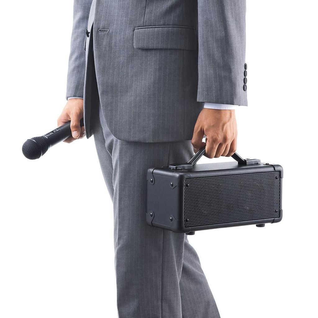 Sanwa Supply Loudspeaker speaker with wireless microphone MM-SPAMP7