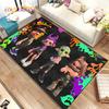 Игры, Splatoon, Мультяшный ковер с изображением геймеров, Ковер для гостиной, спальни, дивана, Придверный коврик, Декорация, Детский нескользящий коврик для пола