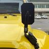 Защелки капота автомобиля Зеркало слепой зоны Вспомогательное зеркало заднего вида для Jeep Wrangler TJ JK Gladiator 2007- Широкоугольное зеркало