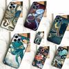 Чехол с изображением морского осьминога и океана для iPhone 15 14 13 12 11 Pro Max X XR XS 7 8 Plus SE 2022 12 13, мини-бампер, чехол