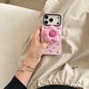 Чехол-подставка с магнитом в форме цветка и сердца для iPhone 17/16 Pro Max/15/14 - Девичий дизайн