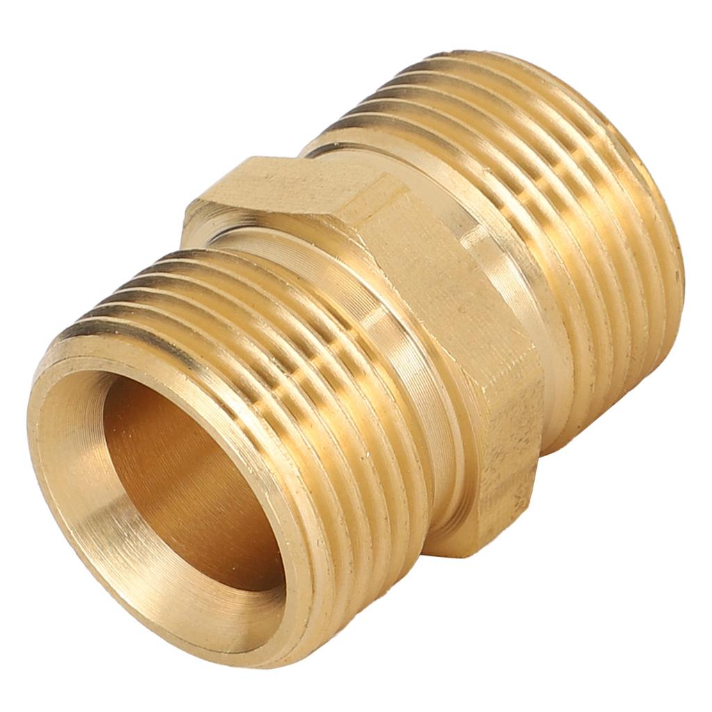 High Pressure Sprayer Adapter Brass M22 Metric Male Thread 14mm Hose Connector Coupler
