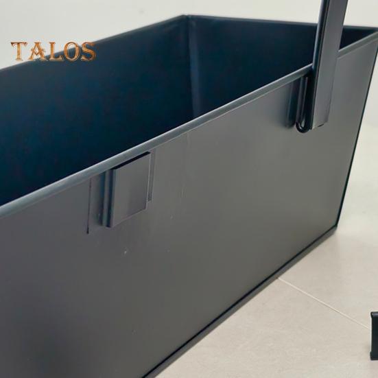 Hanging Flower Pot Rectangular Railing Planter with Drainage Hole 16 Inch Planter Box with Hooks for Balcony Porch or Deck Herbs Flowers