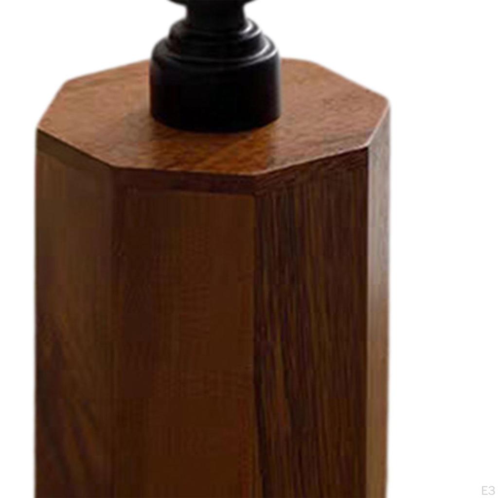 Дозатор для мыла, пустая деревянная бутылка, практичная, простой стиль, дозатор для лосьона