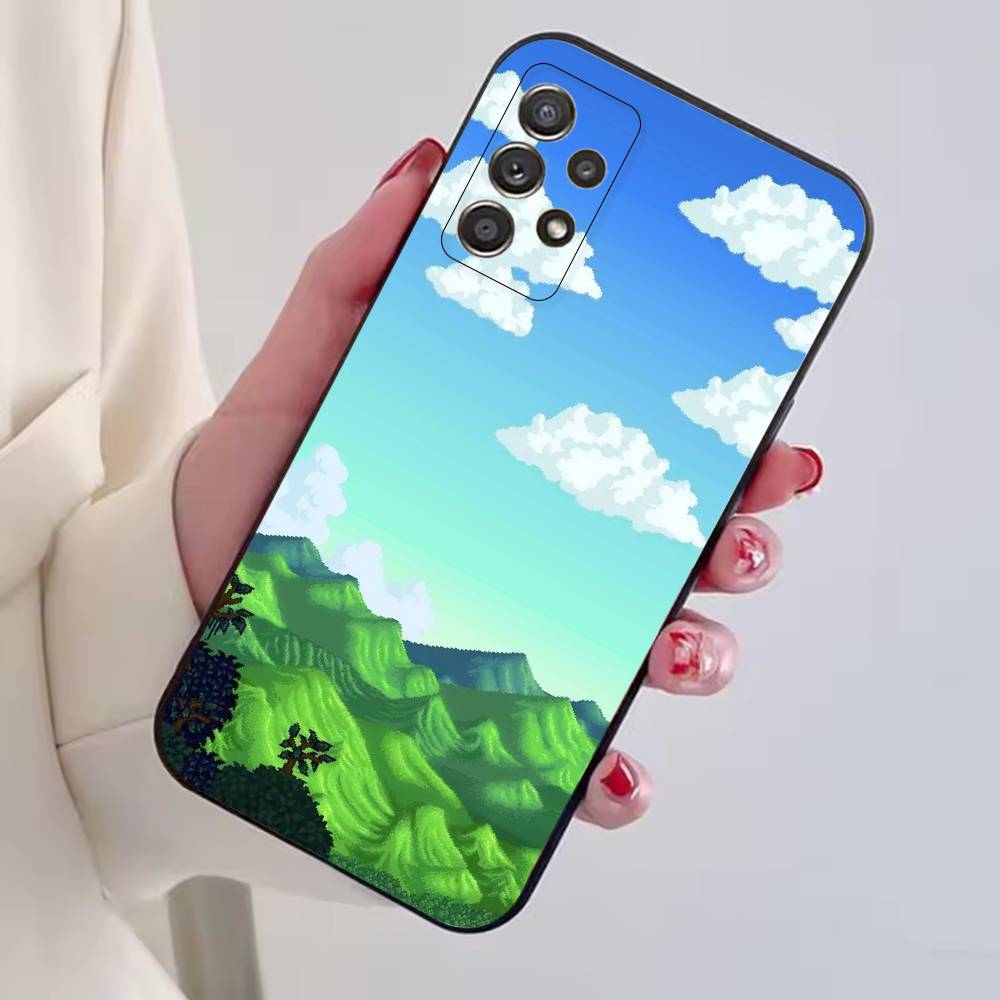Funny Game S-Stardew valley Phone Case For Samsung S25,S24,S21,S22,S23,S30,Ultra,S20,Plus,Fe,Soft Silicone Black Cover