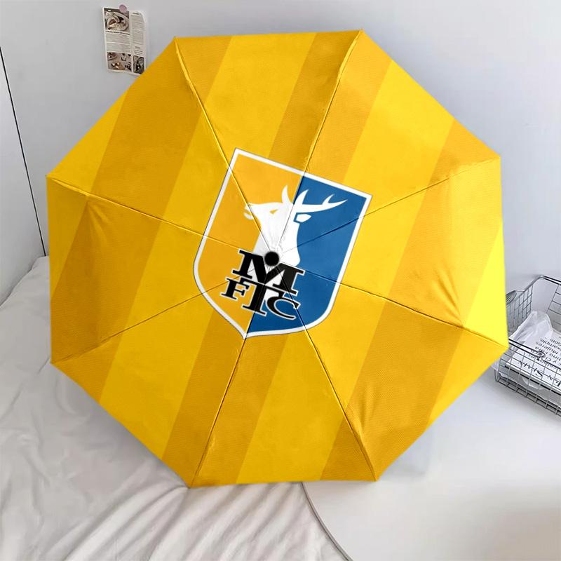 Mansfield Townpattern, automatic folding umbrella, portable and foldable design, 8 ribs, a Christmas or birthday gift.