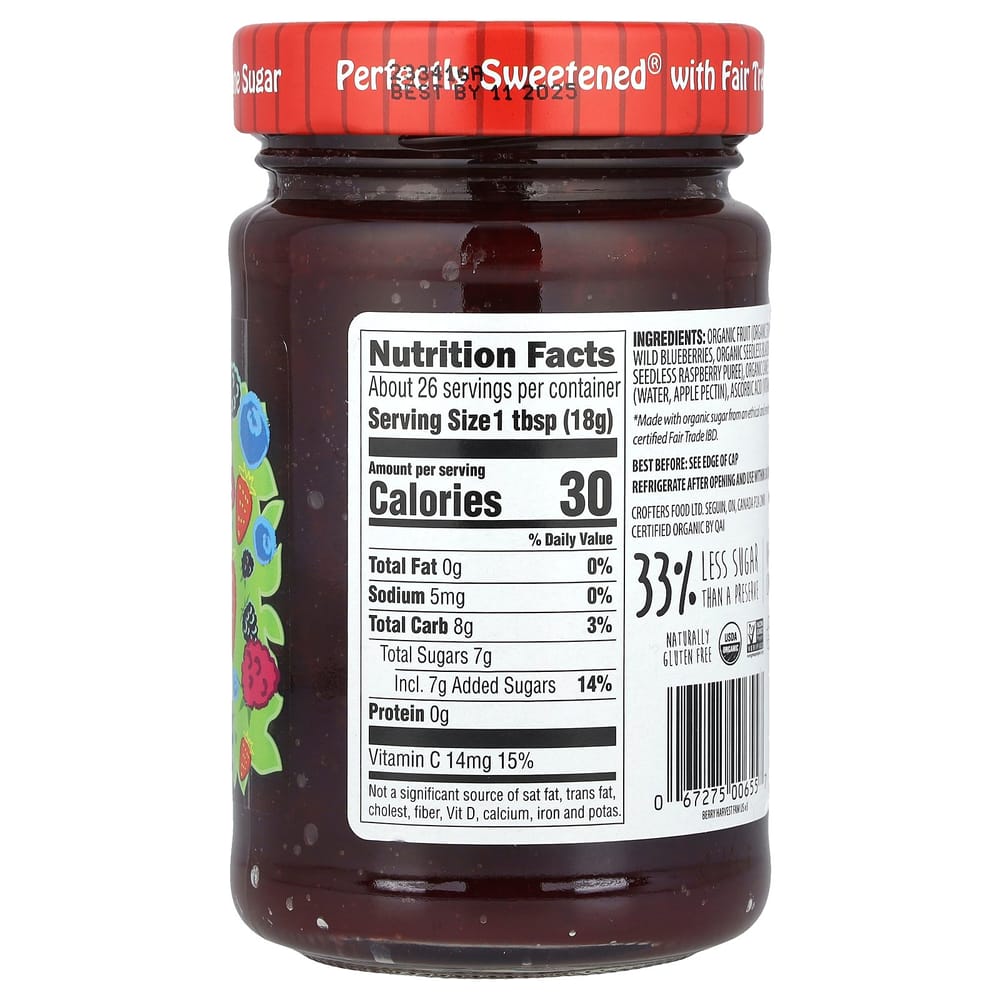Crofter's Organic Berry Harvest Spread 468g (16.5oz)