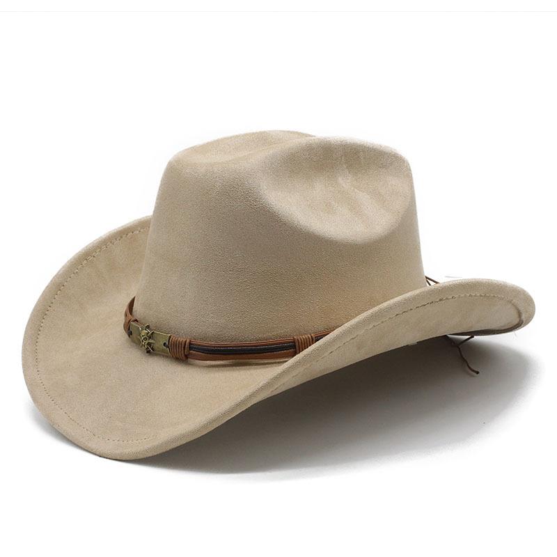 Западная ковбойская шляпа шерстяной цилиндр панк шляпа для верховой езды цилиндр со скрытой волной
